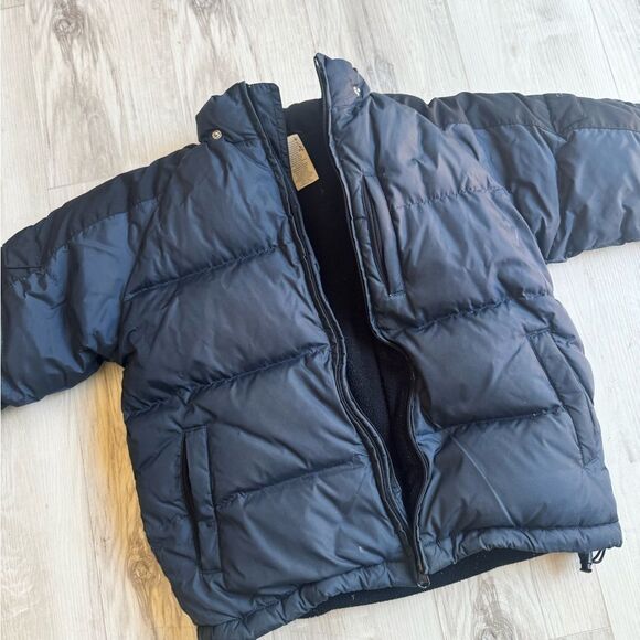 Old Navy Kids Navy Blue Puffer Jacket Size M 8 - Picture 3 of 4